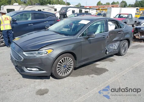 2018 Ford Fusion Titanium z USA, uszkodzony, nr VIN 3FA6P0D96JR188447